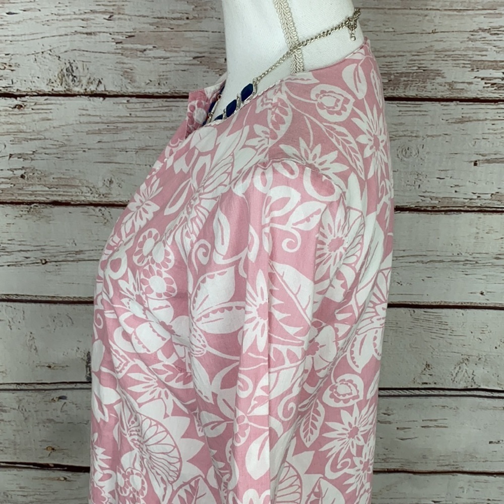346 brooks brothers Small Pink & Wht Tunic - Picture 4 of 11